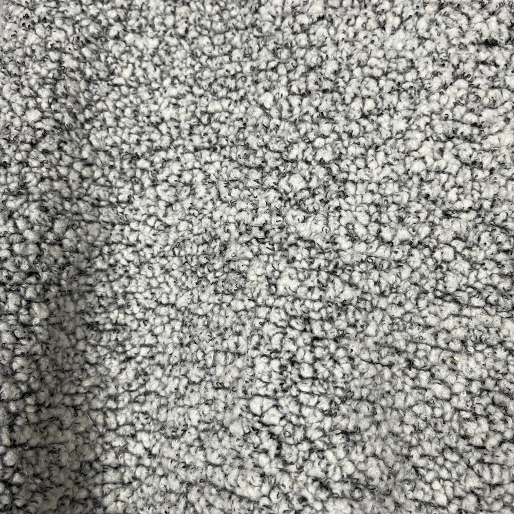 Athleta Pacific Pullover Wool Blend Sweatshirt Size Medium Gray Fuzzy Crew Neck - Picture 5 of 8